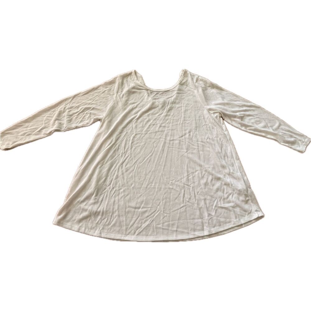 Sejour Tie Back White Blouse Women’s Size 0X